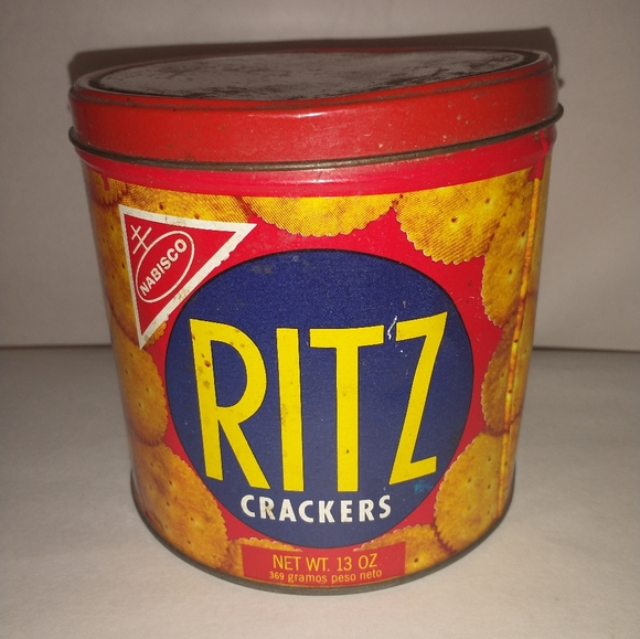 Vintage Ritz Crackers Tin dont be fooled by Rep - Picture 4 of 6